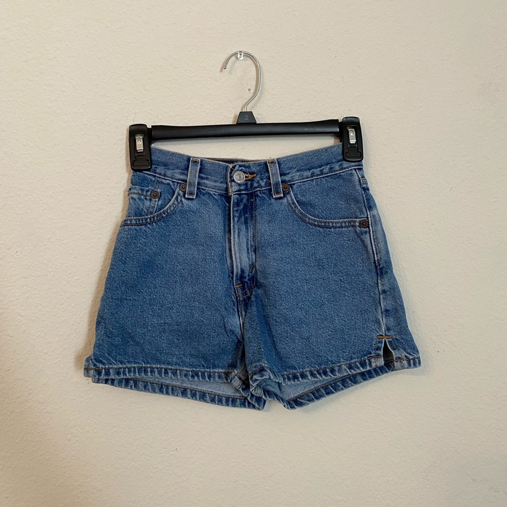 High waisted Jean shorts